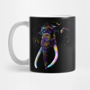 Artistic Colorful African Elephant Mug